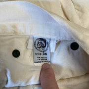 Y2K White Diesel Industry Jeans W38