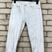 White 511 Levi's 511 Denim Jeans W28