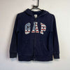 Navy Gap zip up Hoodie Youth's Medium