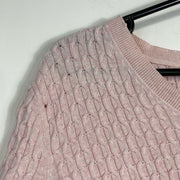 Pink Tommy Hilfiger Knit Jumper Sweater Womens Small