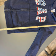 Navy Gap zip up Hoodie Youth's Medium