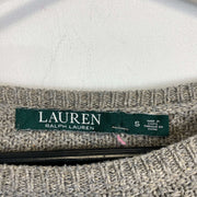 Grey Lauren Ralph Lauren Knit Jumper Womens Small