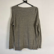 Grey Lauren Ralph Lauren Knit Jumper Womens Small