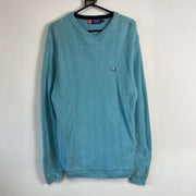 Blue Chaps Ralph Lauren Knit Jumper Large