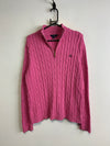 Pink Chaps Cable Knit Sweater Women's XL