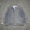 Vintage Washed Navy Polo Ralph Lauren Harrigton Jacket Men's Large