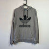 Grey Adidas Hoodie Men's Medium