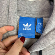 Grey Adidas Hoodie Men's Medium