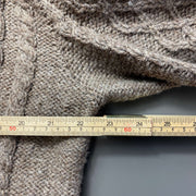 Brown Cardigan Knit Sweater Jumper Large