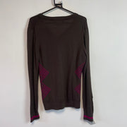 00s Brown Nike Golf Knitwear Jumper Women's Large