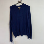 Navy L.L.Bean Knitwear Sweater Women's Large