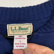 Navy L.L.Bean Knitwear Sweater Women's Large