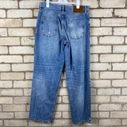 Blue Distressed Denim Jeans W34