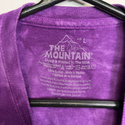Vintage The Mountain Purple Cat T-Shirt Large
