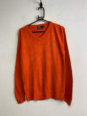 Orange Polo Ralph Lauren Jumper Women's Medium