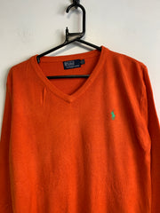 Orange Polo Ralph Lauren Jumper Women's Medium