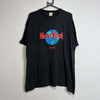 Vintage Black Hard Rock T-Shirt Large