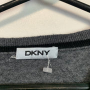 Grey DKNY Knitwear Jumper Women's Medium