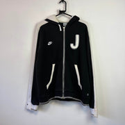 00s Black Nike zip up Hoodie Women's Large