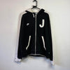 00s Black Nike zip up Hoodie Women's Large