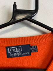 Orange Polo Ralph Lauren Jumper Women's Medium