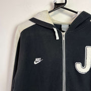 00s Black Nike zip up Hoodie Women's Large