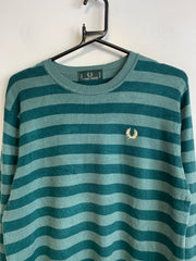 Green Fred Perry Jumper Women's Large