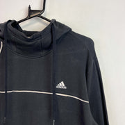 00s Black Adidas Hoodie Women's Large