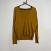 Mustard Yellow Patagonia Knit Sweater Jumper Cardigan Womens Large