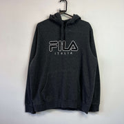 Grey Fila Hoodie Women's Large