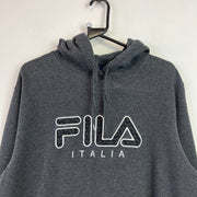 Grey Fila Hoodie Women's Large