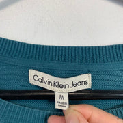 Turquoise Calvin Klein Knitwear Jumper Women's Medium