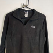 Black North Face Quarter Zip Fleece Womens Medium