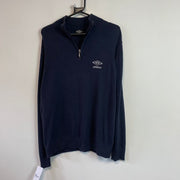 Navy Umbro Knitwear Sweater Men's Medium