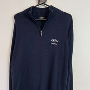 Navy Umbro Knitwear Sweater Men's Medium