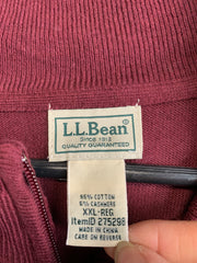 Red L.L.Bean Knitwear Sweater Men's XXL