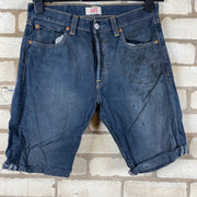 Blue Levi's 501s Denim Jorts W30