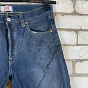 Blue Levi's 501s Denim Jorts W30