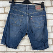 Blue Levi's 501s Denim Jorts W30