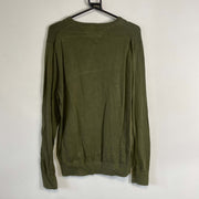 Green Tommy Hilfiger Knit Jumper Sweater Medium