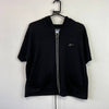 Black Reebok zip up Hoodie Women's Large