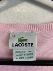 Pink Lacoste Jumper Women's Small