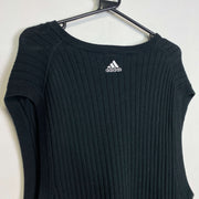 Black Adidas Golf Knit Vest Sweater Large