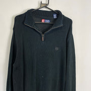 Navy Chaps Ralph Lauren Knit Jumper Sweater Large