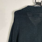 Navy Chaps Ralph Lauren Knit Jumper Sweater Large