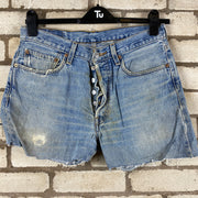 Blue Levi's 501 Denim Jorts W32