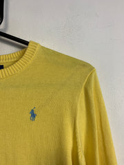 Yellow Polo Ralph Lauren Jumper Women's Medium