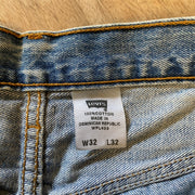 Blue Levi's 501 Denim Jorts W32