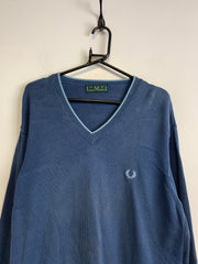 Navy Fred Perry Knitwear Sweater Men's Medium