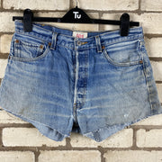 Blue Levi's 501s Denim Jorts W34